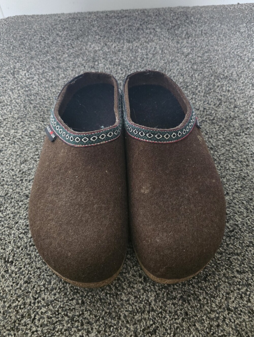 Haflinger Slip On Moccasins Brown men's size 12-13 (46) - Picture 5 of 5